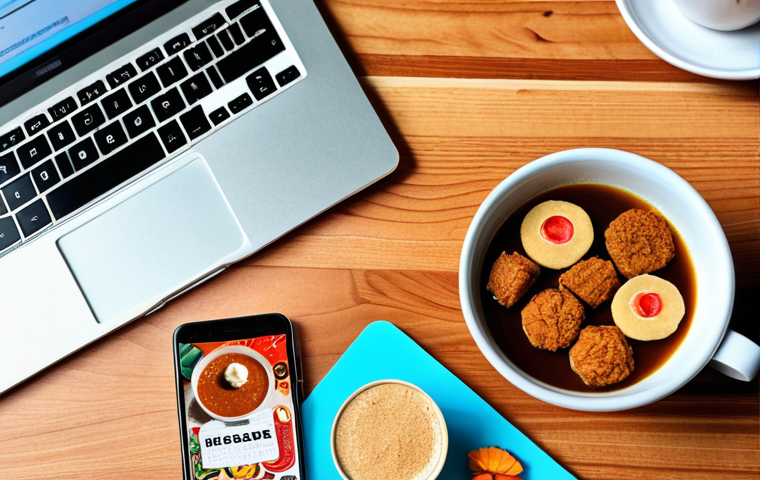**Image Prompt:** A vibrant, eye-catching flat lay featuring a Malaysian freelancer's workspace. Include a laptop displaying a meme related to freelancer life, a cup of *kopi*, a calendar marked with deadlines, and some traditional snacks like *kuih*. The overall aesthetic should be bright and cheerful, incorporating Malaysian cultural elements.