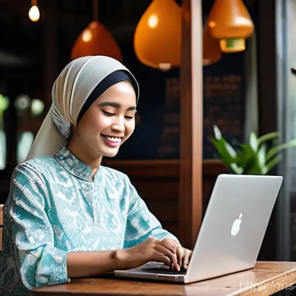 콘텐츠 기획 프로세스 작성법 - **Prompt:** A young, friendly Malay woman in her late 20s, wearing a stylish, modest contemporary bl...