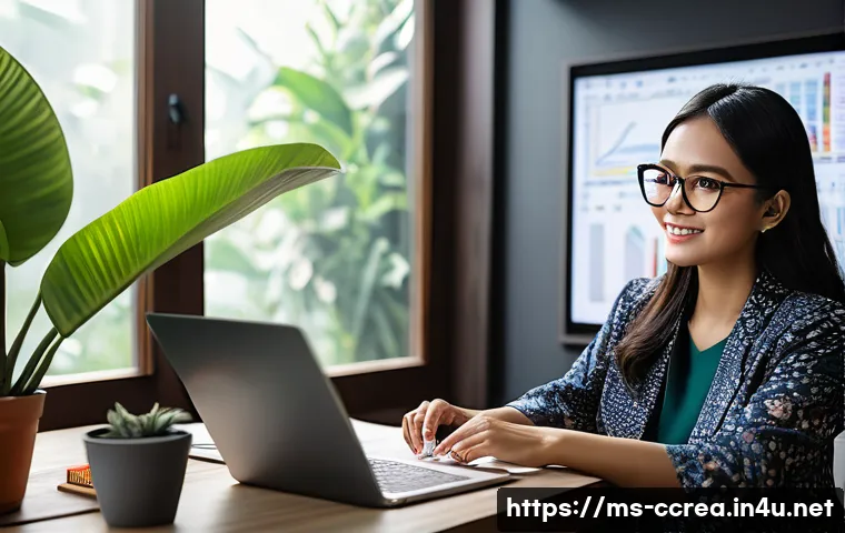 콘텐츠 제작 이론과 실무의 차이점 - A modern content creator workspace set in a vibrant Malaysian home office, featuring a young Malay w...